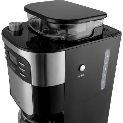 Sencor - Dropp kaffebryggare 1,5 l med LCD display 900W/230V