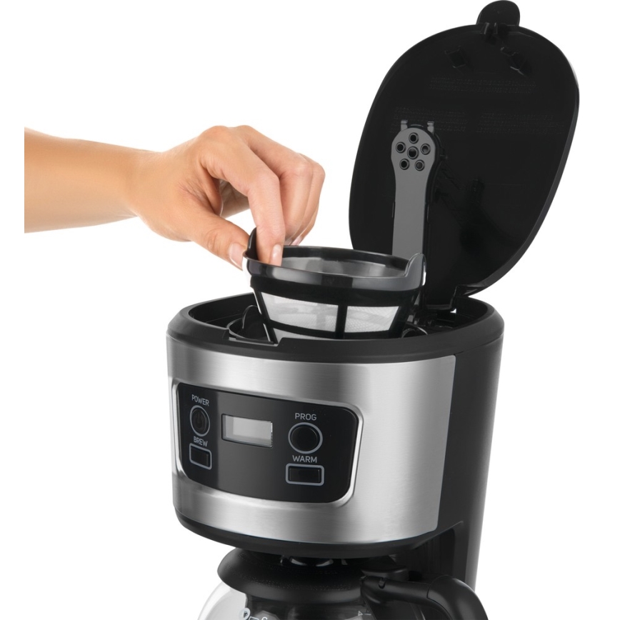 Sencor - Droppbryggare med LCD-display 700W/230V