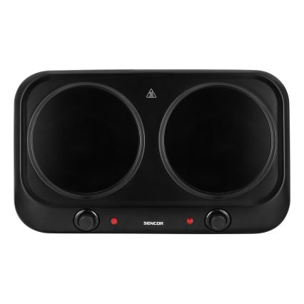 Sencor - Dubbel Glaskeramisk spis 2400W/230V