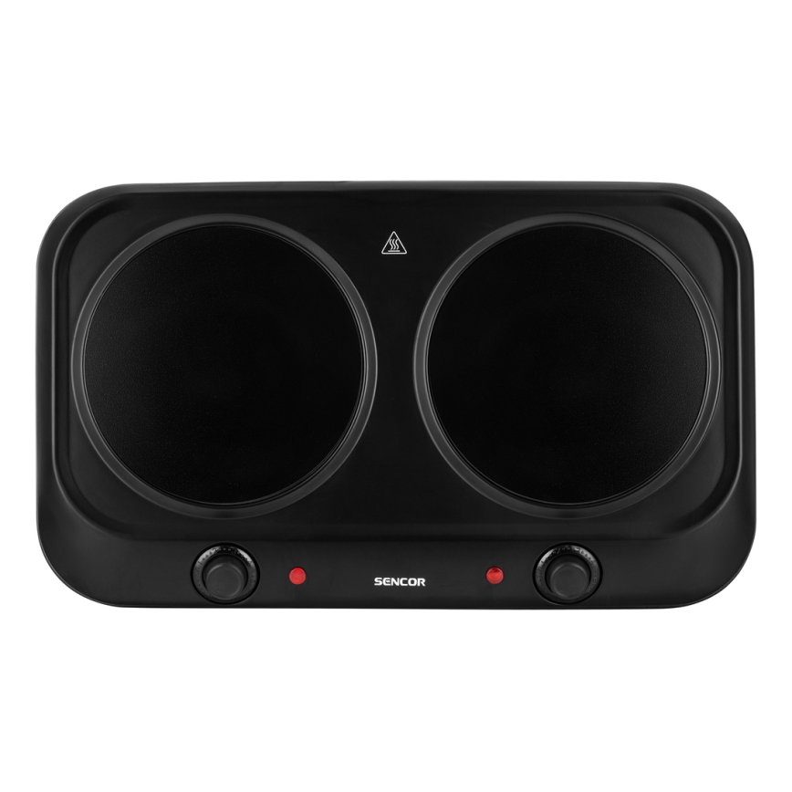 Sencor - Dubbel Glaskeramisk spis 2400W/230V