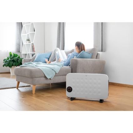 Sencor - Elektrisk direktvärmare/konvektor 750/1250/2000W med termostat