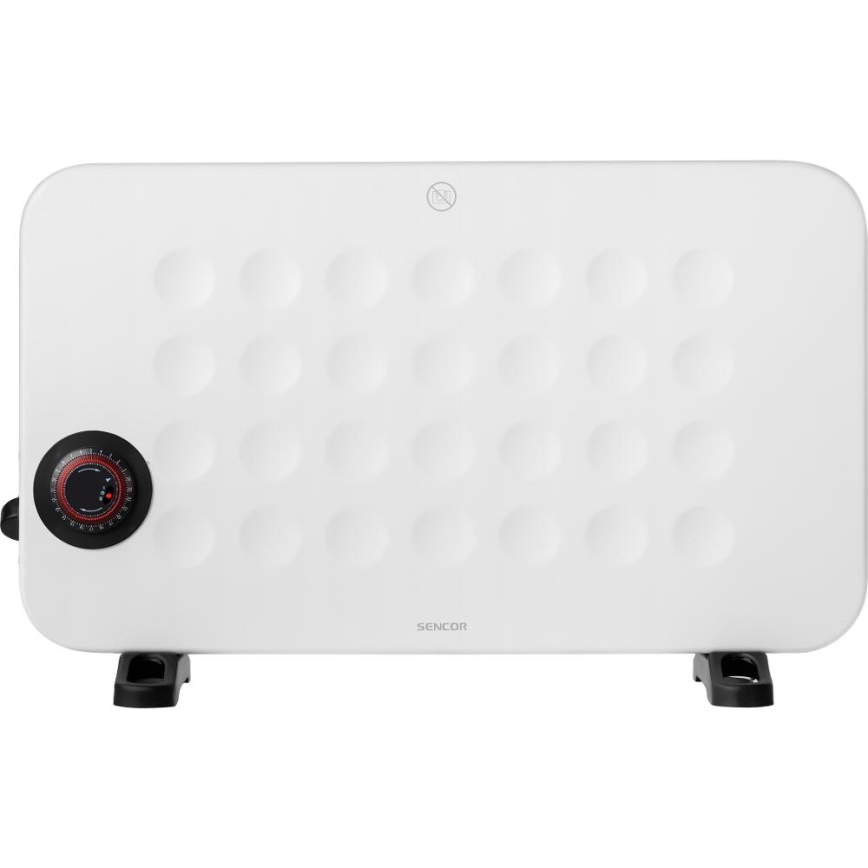 Sencor - Elektrisk direktvärmare/konvektor 750/1250/2000W med termostat