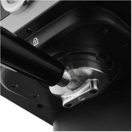 Sencor - Espressomaskin med spak 1050W/230V svart/matt krom