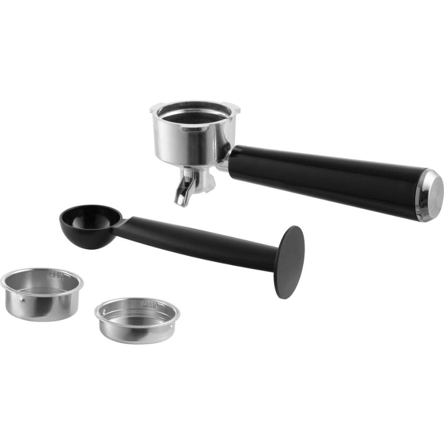 Sencor - Espressomaskin med portafilter 1350W/230V svart/mattkrom