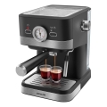 Sencor - Espressomaskin med spak 1050W/230V svart/matt krom