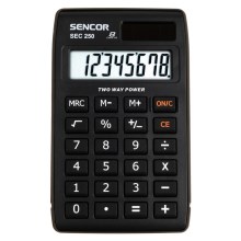 Sencor - Fickminiräknare  1xLR1130 svart 
