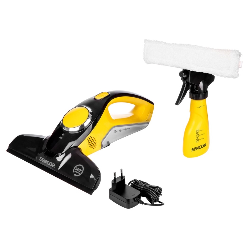 Sencor - Fönsterputsare 15W/3,6V/700 mAh IPX4