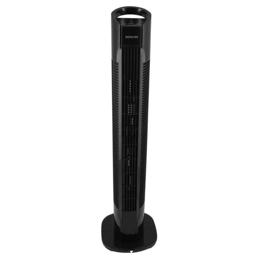 Sencor - Golvfläkt 50W/230V black + fjärrkontroll