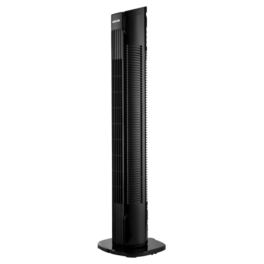 Sencor - Golvfläkt 50W/230V black + fjärrkontroll