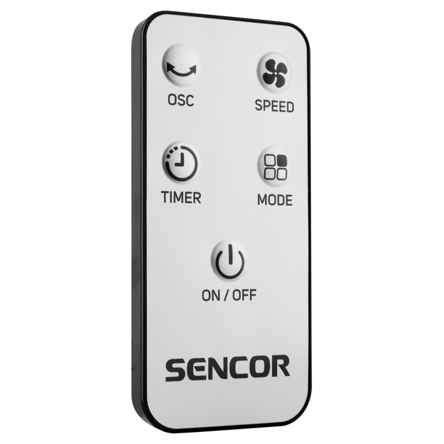 Sencor - Golvfläkt 50W/230V black + fjärrkontroll