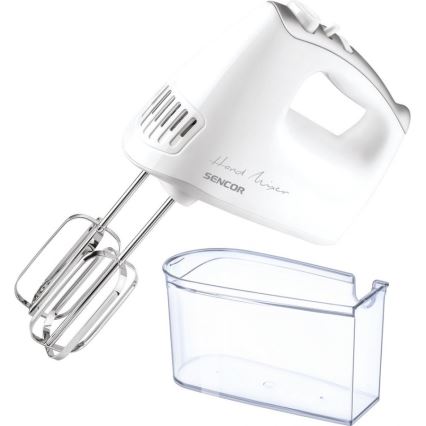 Sencor - Handmixer med tillbehör 500W/230V vit