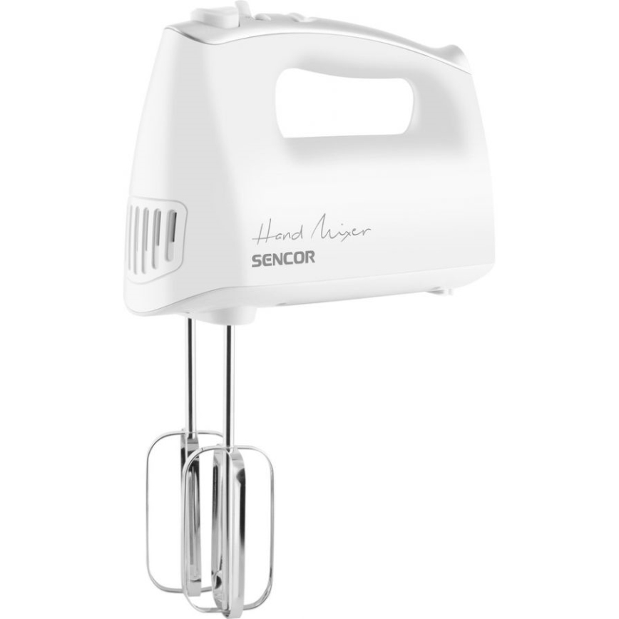 Sencor - Handmixer med tillbehör 500W/230V vit