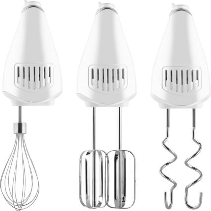 Sencor - Handmixer med tillbehör 500W/230V vit