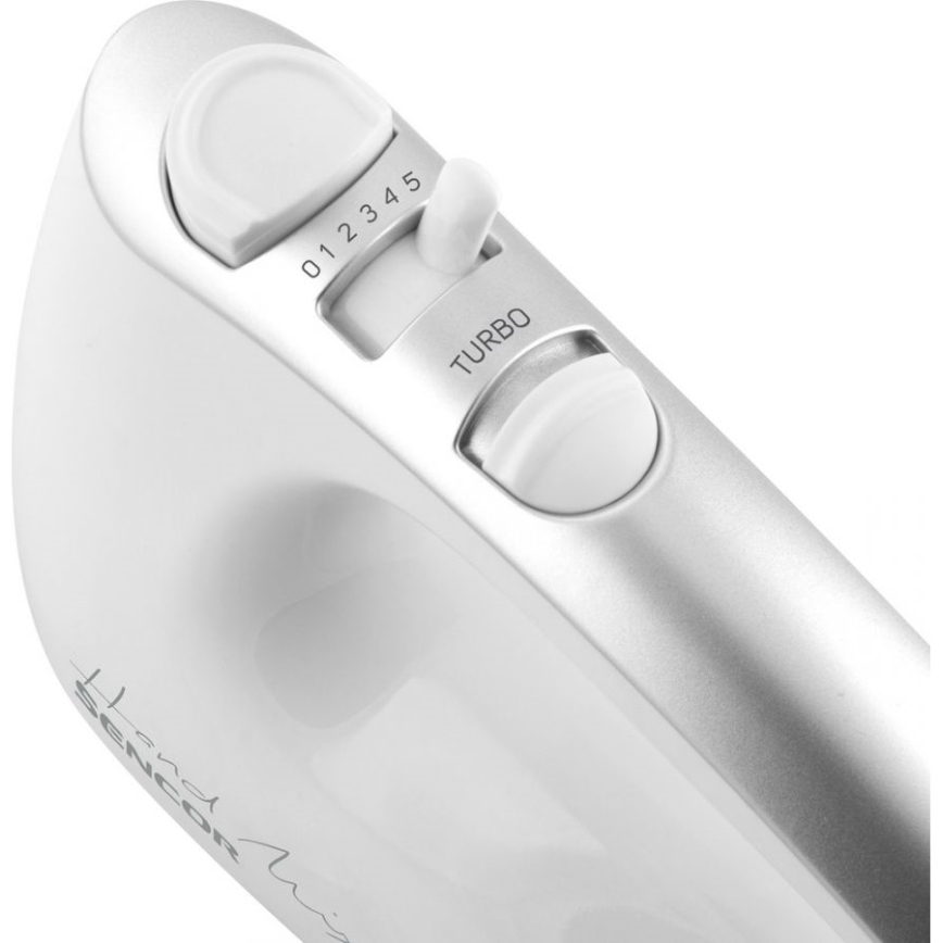 Sencor - Handmixer med tillbehör 500W/230V vit