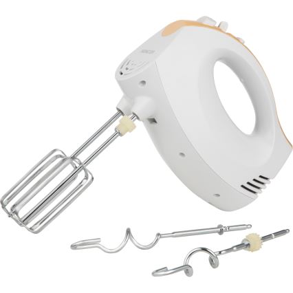 Sencor - Handmixer med roterande skål 500W/230V vit