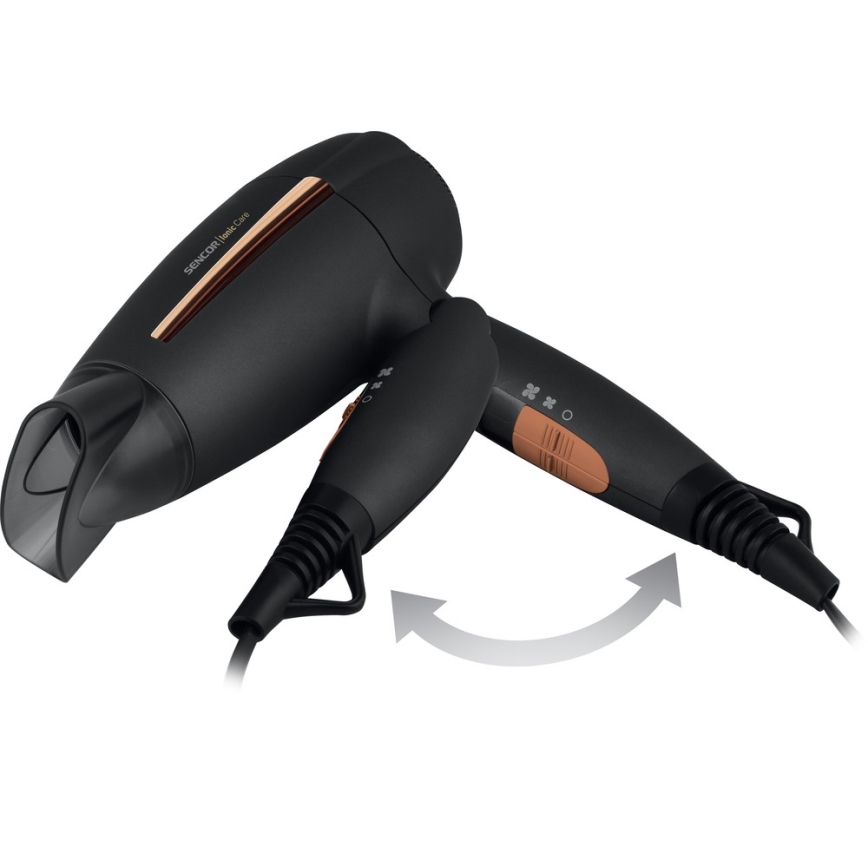 Sencor - hårfön 2000W/230V svart /gyllene