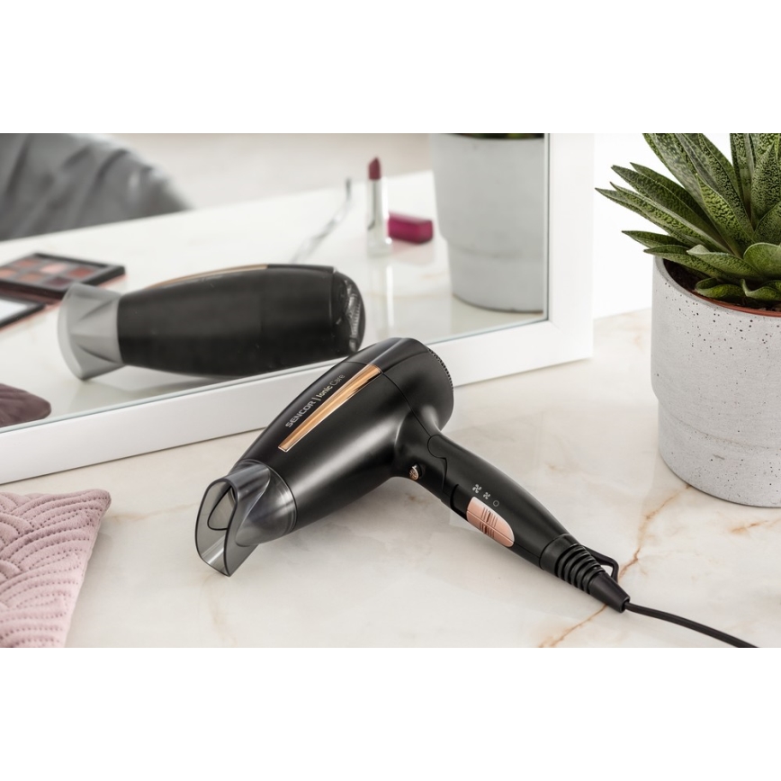 Sencor - hårfön 2000W/230V svart /gyllene