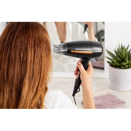 Sencor - hårfön 2000W/230V svart /gyllene