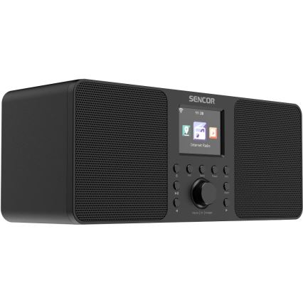 Sencor - Internetradio 20W/5V Wi-Fi + fjärrkontroll