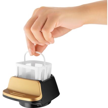 Sencor - Kaffekokare med två muggar 500W/230V röd/svart