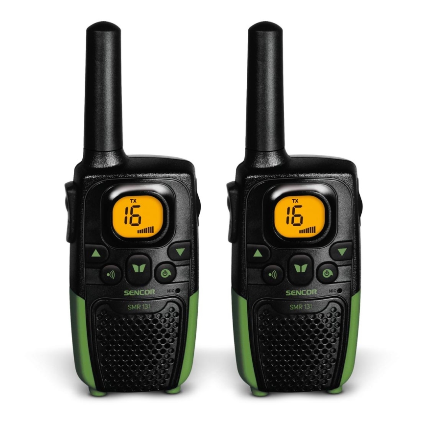 Sencor - KIT 2x Walkie-talkie 3xAAA range 7 km