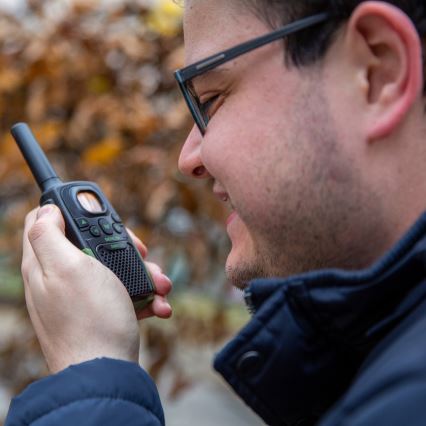Sencor - KIT 2x Walkie-talkie 3xAAA range 7 km