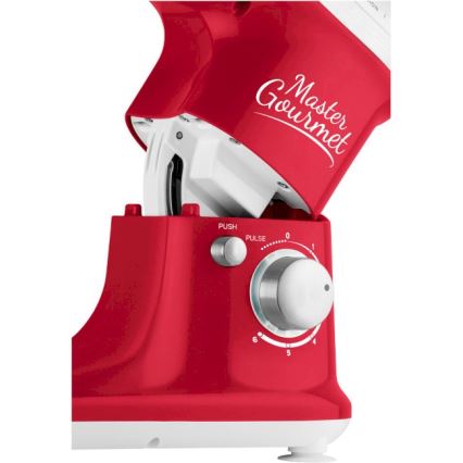 Sencor - Kitchen robot med en rostfri bowl 600W/230V röd