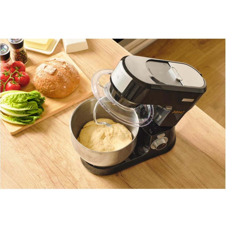 Sencor - Köksmaskin med rostfri skål 1000W/230V svart