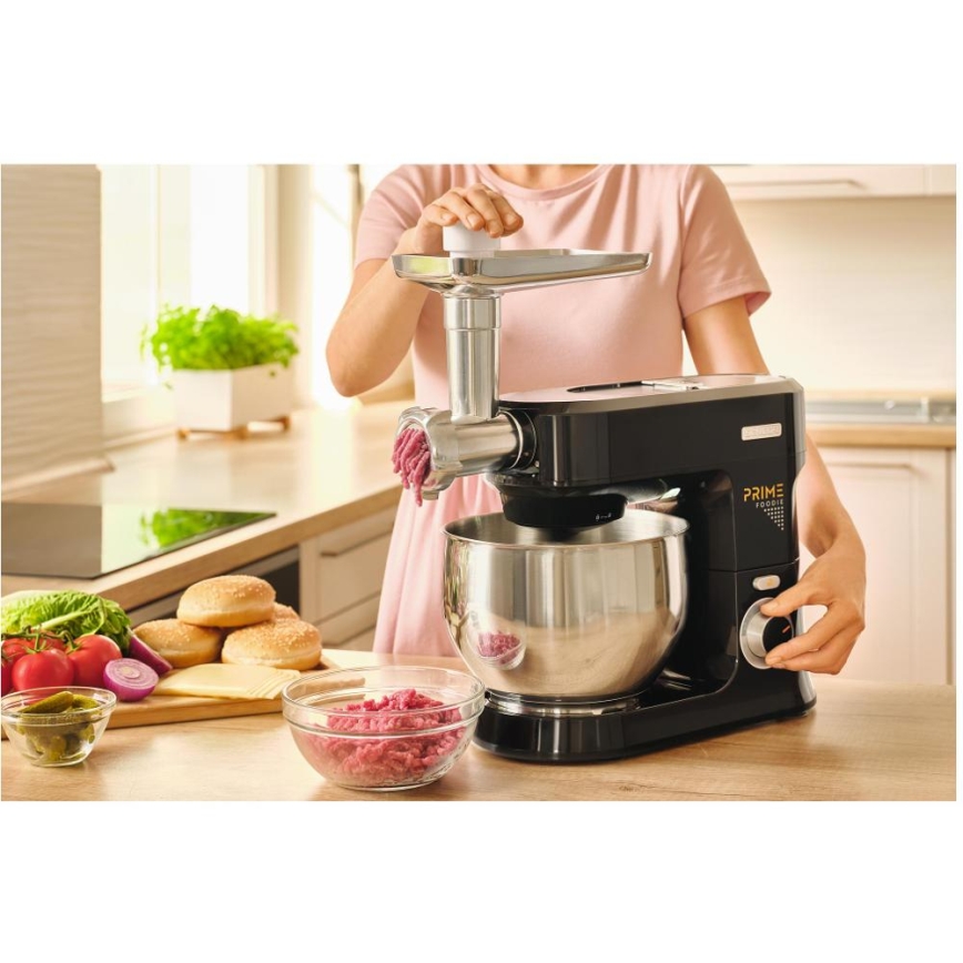 Sencor - Köksmaskin med rostfri skål 1000W/230V svart