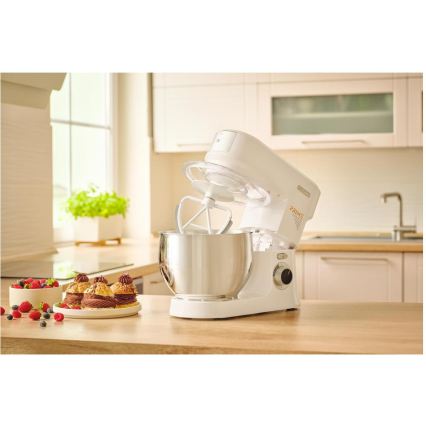 Sencor - Köksmaskin med rostfri skål 1000W/230V vit