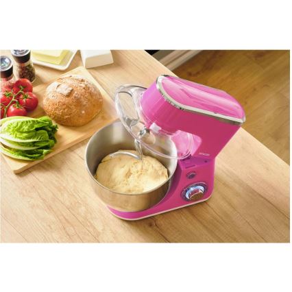 Sencor - Köksmaskin med rostfri skål 1300W/230V rosa