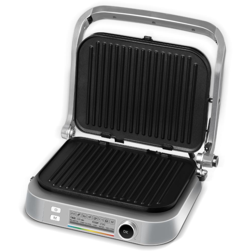 Sencor - Kontaktgrill 2100W/230V matt krom