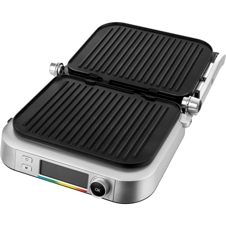 Sencor - Kontaktgrill 2100W/230V matt krom