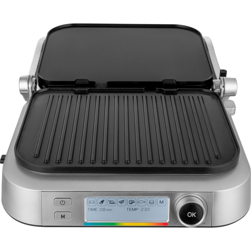 Sencor - Kontaktgrill 2100W/230V matt krom