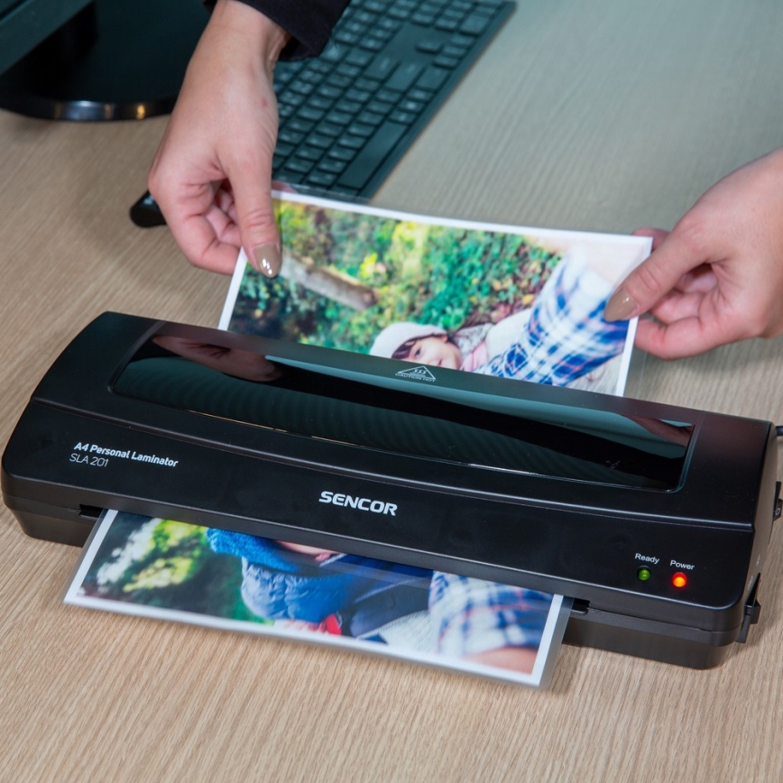 Sencor - Laminator A4 280W/230V svart