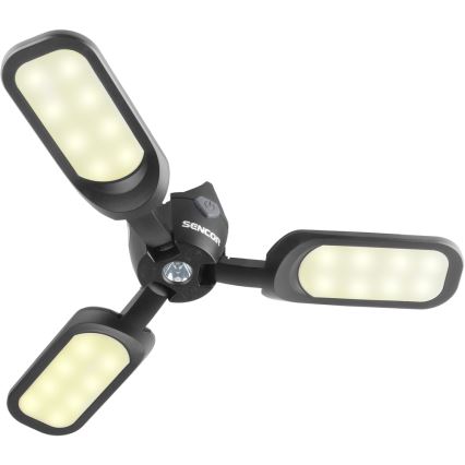 Sencor - uppladdningsbar LED-campinglampa med solpanel LED/3W/1600 mAh IPX4