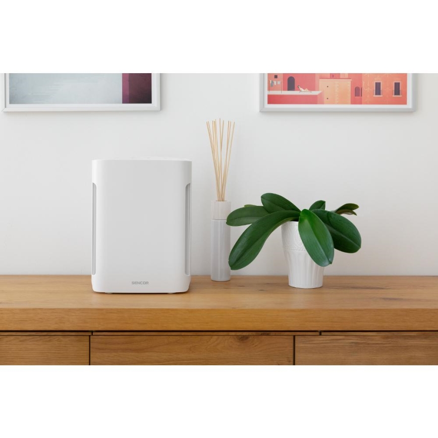 Sencor - Luftrenare 60W/230V vit
