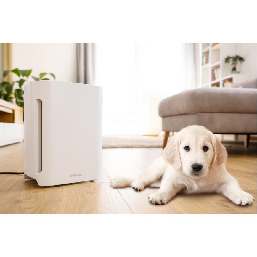 Sencor - Luftrenare 60W/230V vit