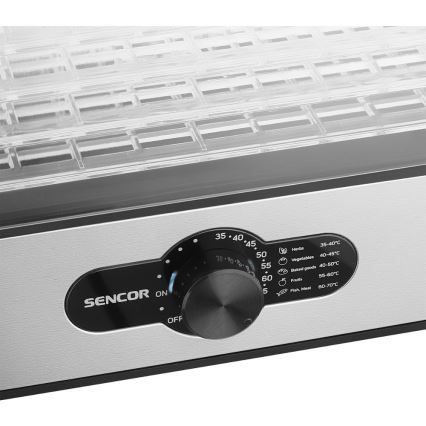 Sencor - Matdehydrator med temperaturreglering 700W/230V