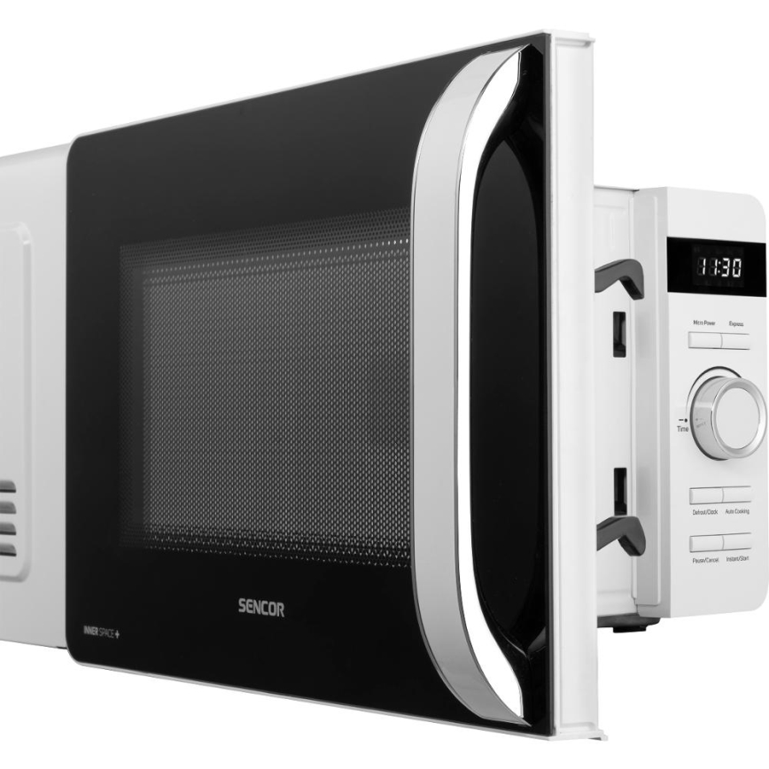 Sencor - Mikrovågsugn 800 W/230 V, 17 l, vit