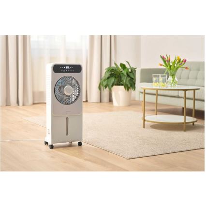 Sencor - Bärbar luftkylare 28W/230V grå + fjärrkontroll