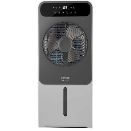 Sencor - Bärbar luftkylare 28W/230V grå + fjärrkontroll