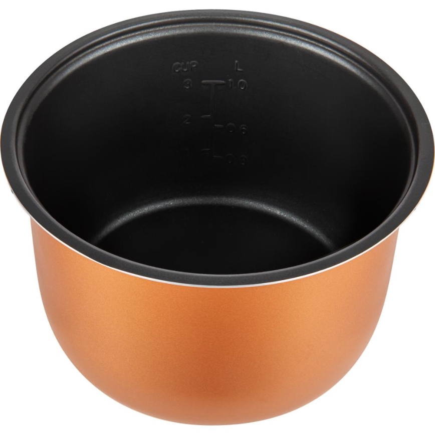 Sencor - Multifunktionell riskokare 350 W/230 V 0,6 l rostfritt stål/svart