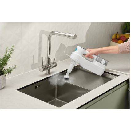 Sencor - Multifunktionell ångmopp 2-i-1 1500W/230V IPX4 vit