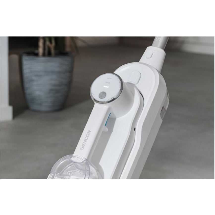 Sencor - Multifunktionell ångmopp 2-i-1 1500W/230V IPX4 vit