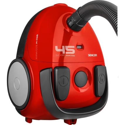 Sencor - Påsdammsugare 1,5 l 850 W/230 V röd/svart