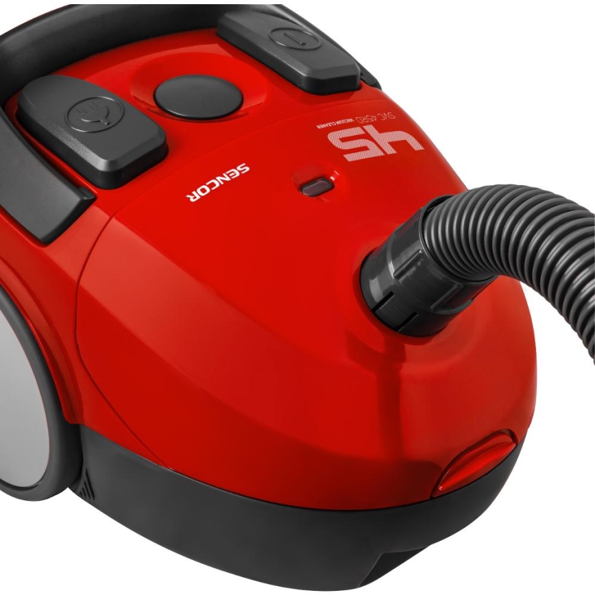 Sencor - Påsdammsugare 1,5 l 850 W/230 V röd/svart