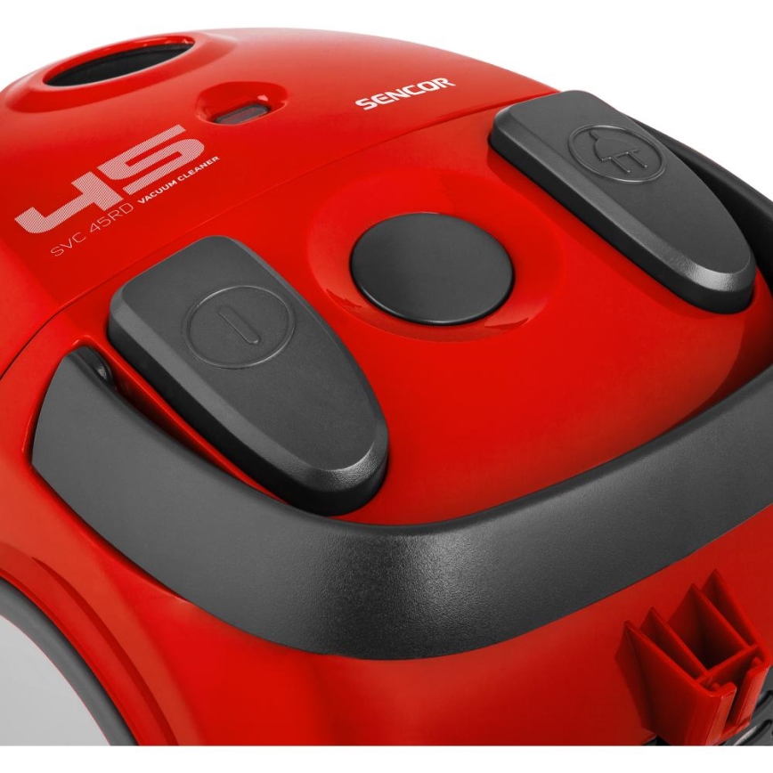 Sencor - Påsdammsugare 1,5 l 850 W/230 V röd/svart