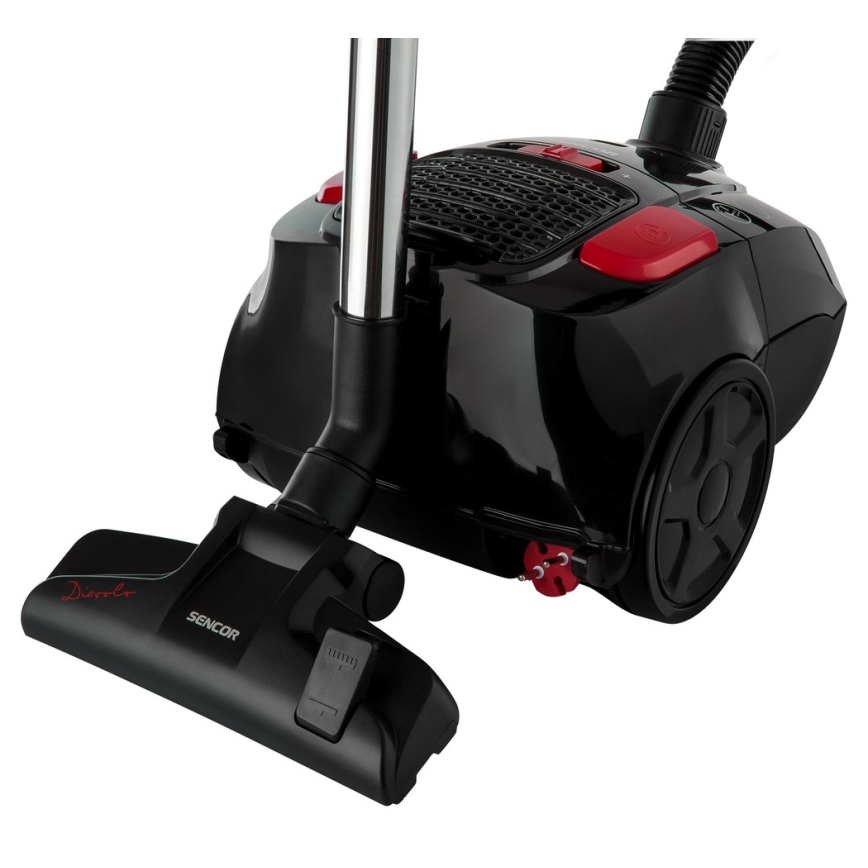 Sencor - Påsdammsugare 3 l 700W/230V svart/red