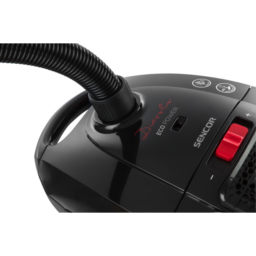Sencor - Påsdammsugare 3 l 700W/230V svart/red
